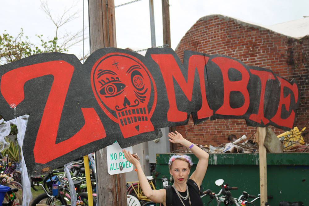 Zombie Bike Ride 2017 photo - Duval Street, Key West